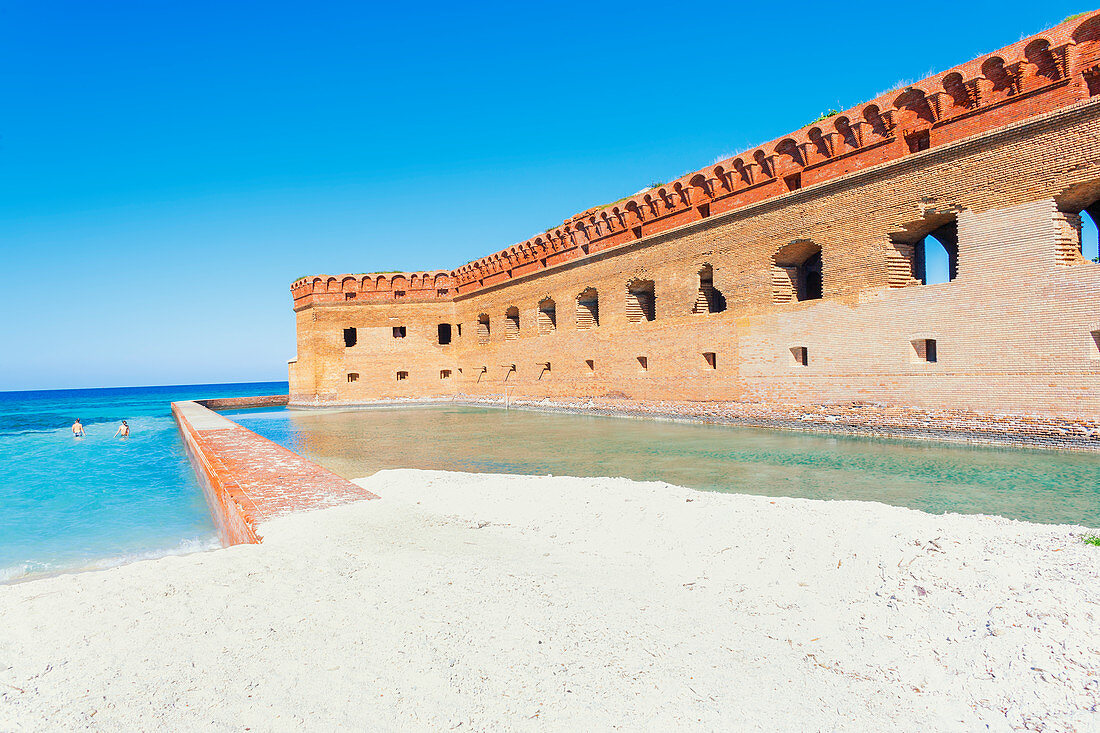 Sandstrand, Fort Jefferson, Dry Tortugas National Park, Florida, USA