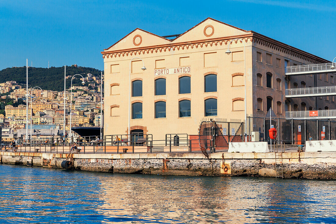 Porto Antico (alter Hafen), Genua, Ligurien, Italien