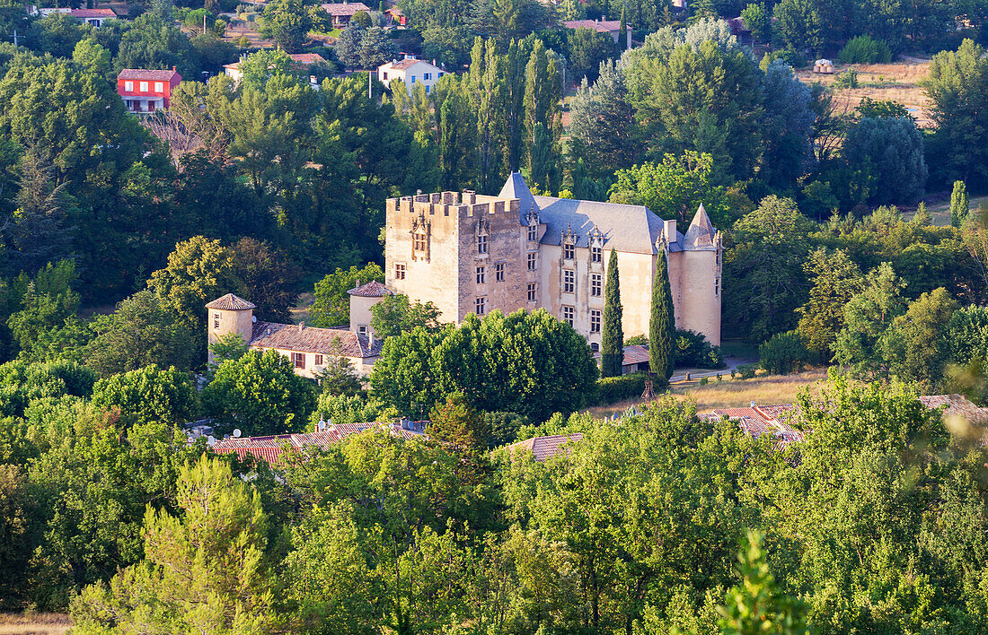Schloss Allemagne en Provence, Allemagne en Provence, Alpes-de-Haute-Provence, Frankreich, Europa