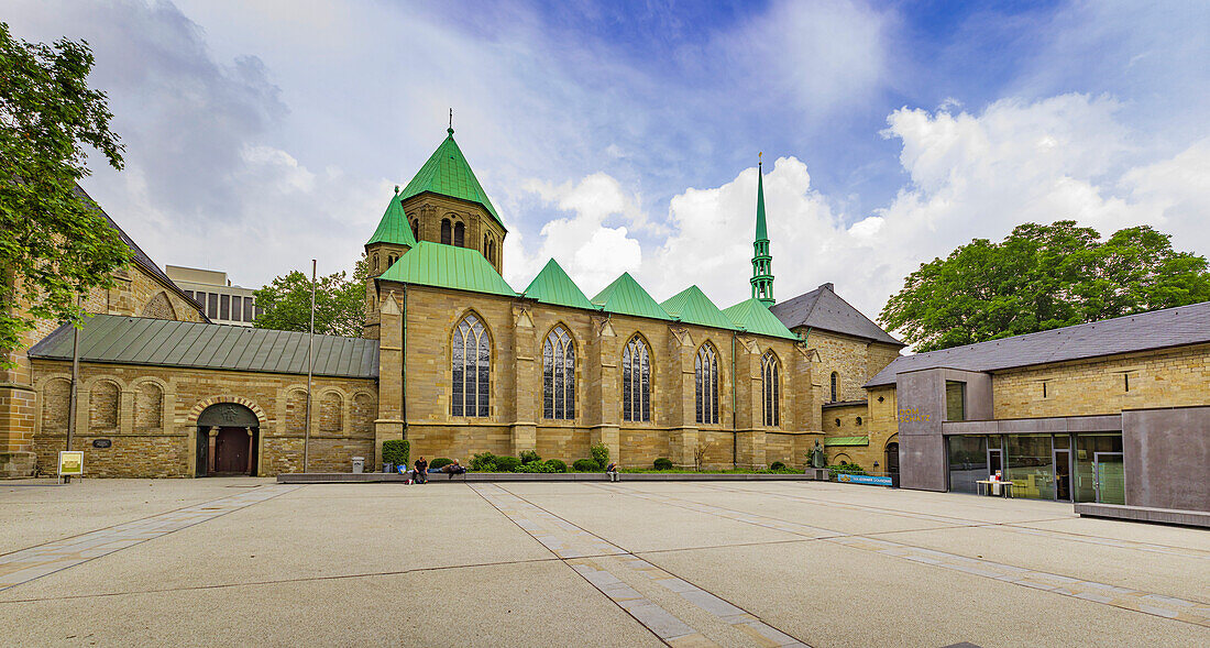 Domhof in Essen, Nordrhein-Westfalen, Deutschland