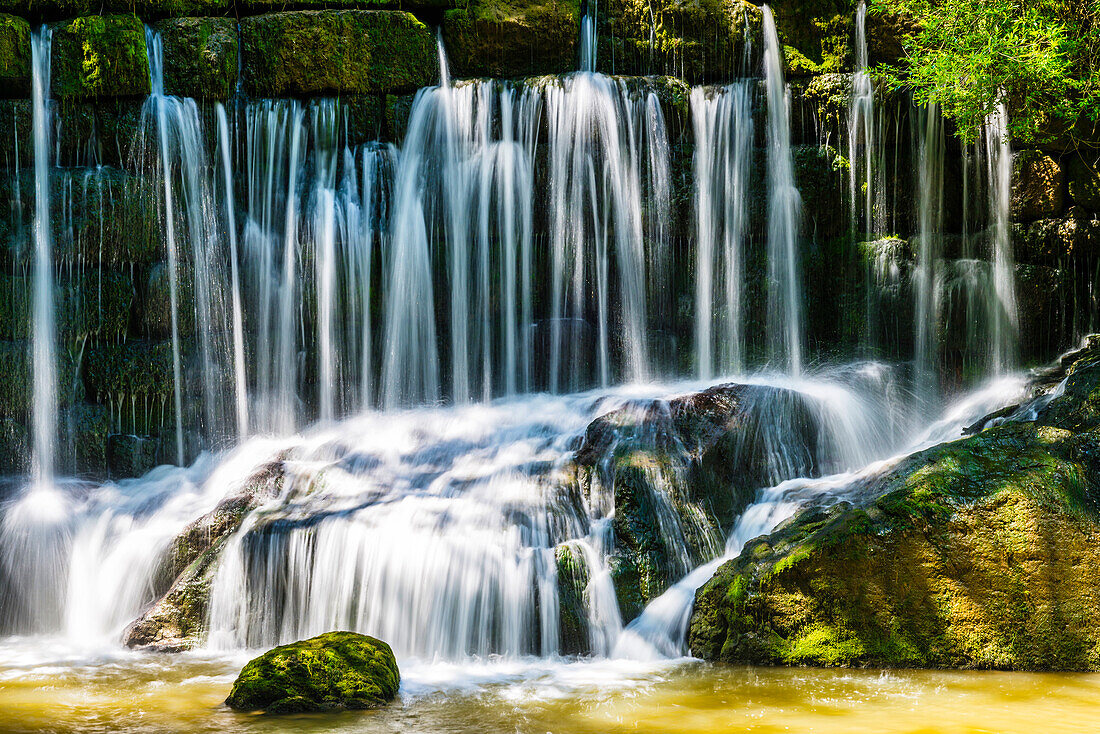 Geratser Wasserfall, bei Rettenberg, Allgäu, Bayern, Deutschland, Europa