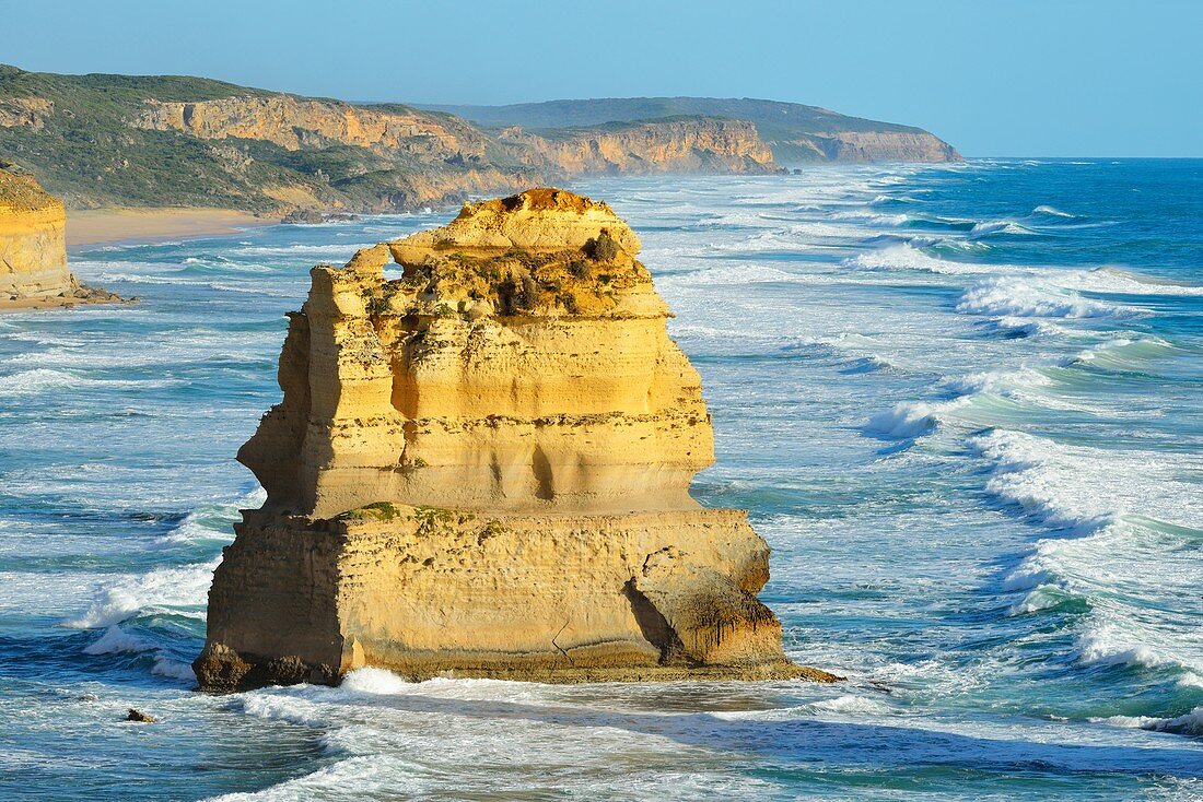 Limestone Stacks, The Twelve Apostles, Princetown, Great Ocean Road, Victoria, Australia.