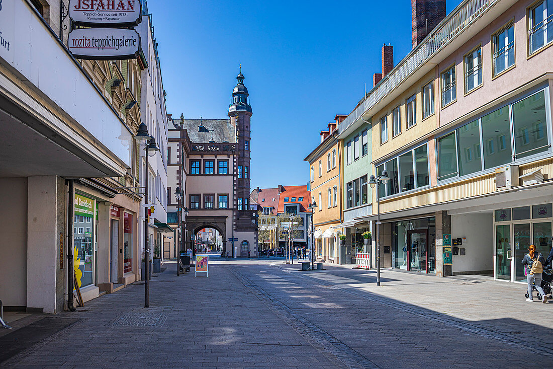 Rückertstraße in Schweinfurt, Bayern, Deutschland