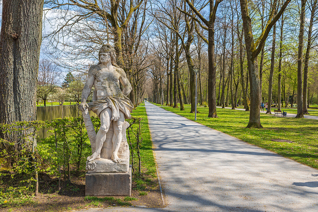 Hofgarten in Bayreuth, Bayern, Deutschland