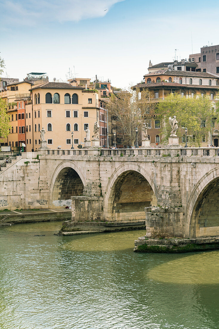 Italy, Lazio, Rome, Ponte Sant'Angelo