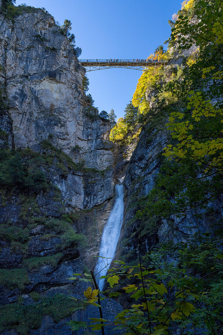 The Marienbrücke at Neuschwanstein Castle, Füssen, Allgäu, Bavaria, Germany, Europe