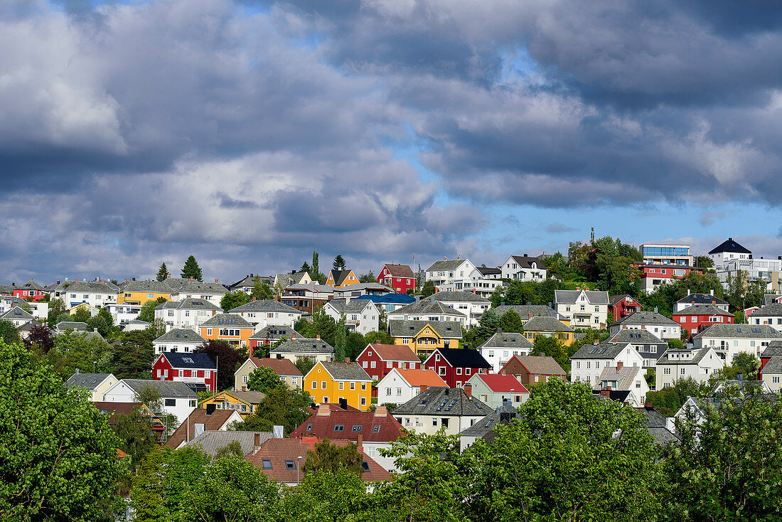 View from Kristiansten Fortress, Trondheim, Norway