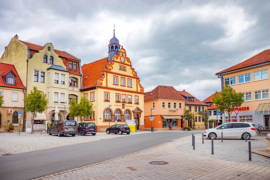 Town hall Bad Rodach, Bavaria, Germany