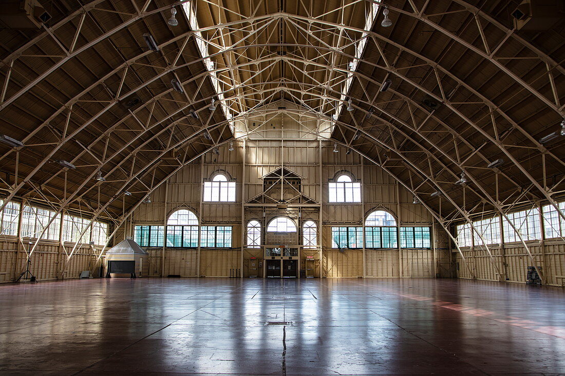 Interior view of the historic hockey arena, Ottawa, Ontario, Canada, North America