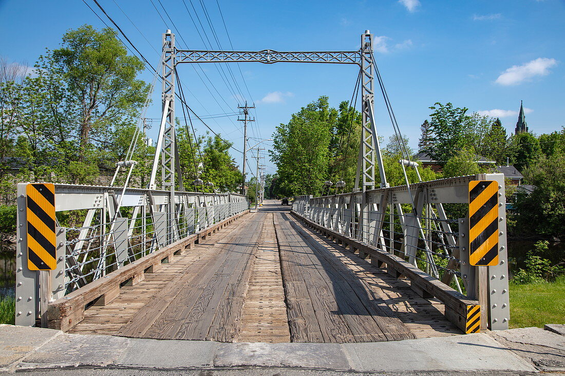 Brücke über den Fluss Tay River, Perth, Ontario, Kanada, Nordamerika