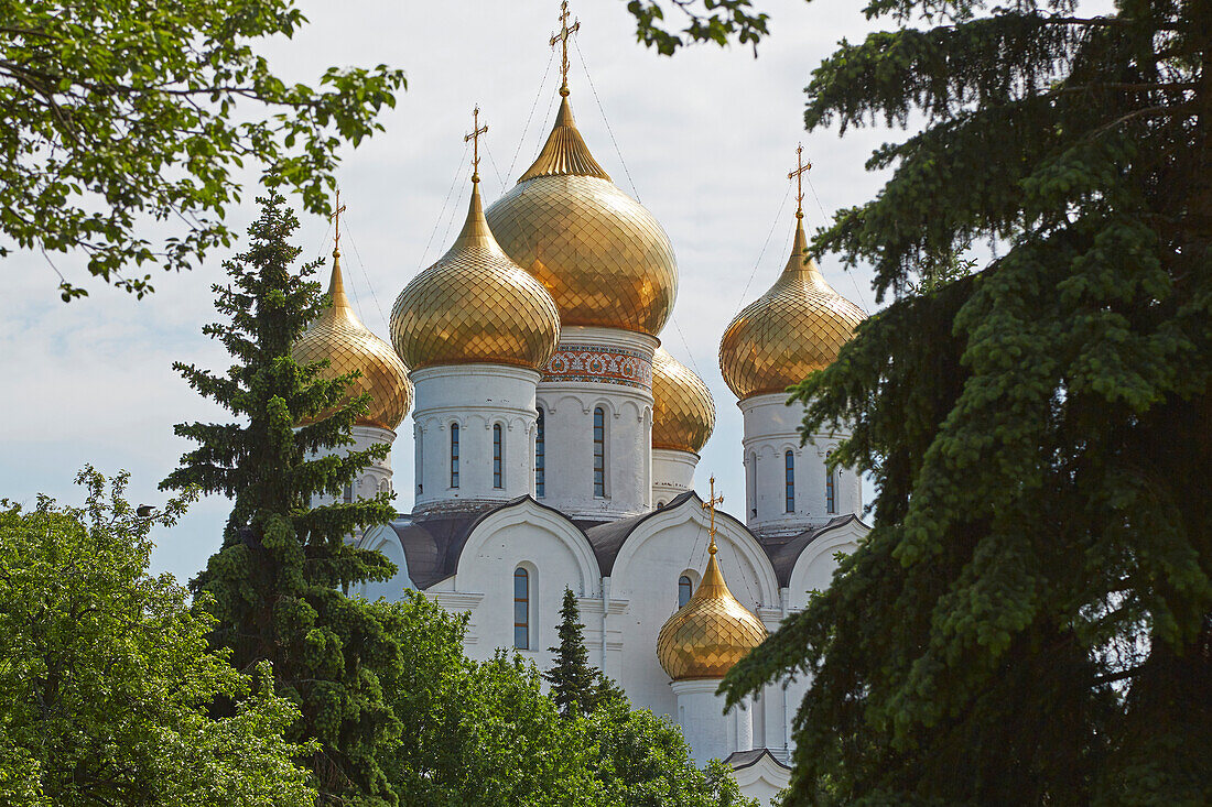 Assumption Cathedral in Yaroslavl, Unesco World Heritage, Volga, Golden Ring, Yaroslavl Oblast, Russia, Europe