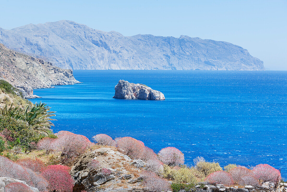 Amorgos island coastline, Amorgos, Cyclades Islands, Greece