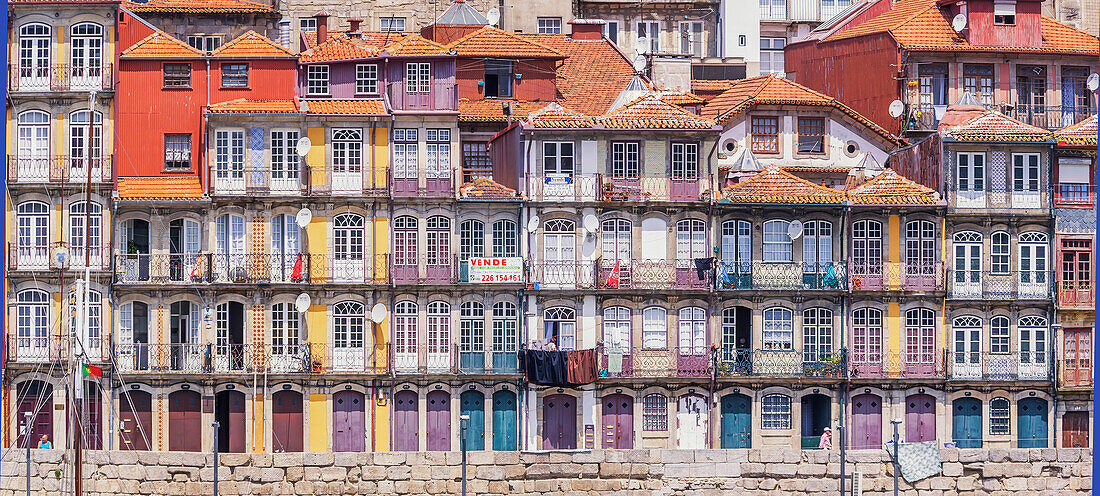 Porto am Flussufer, Porto, Douro Litoral, Portugal