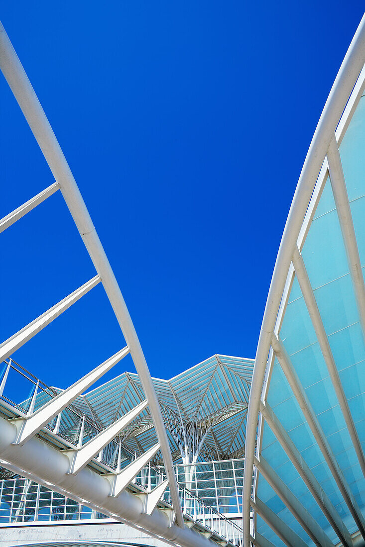 Oriente railway station, Lisbon, Portugal, Europe