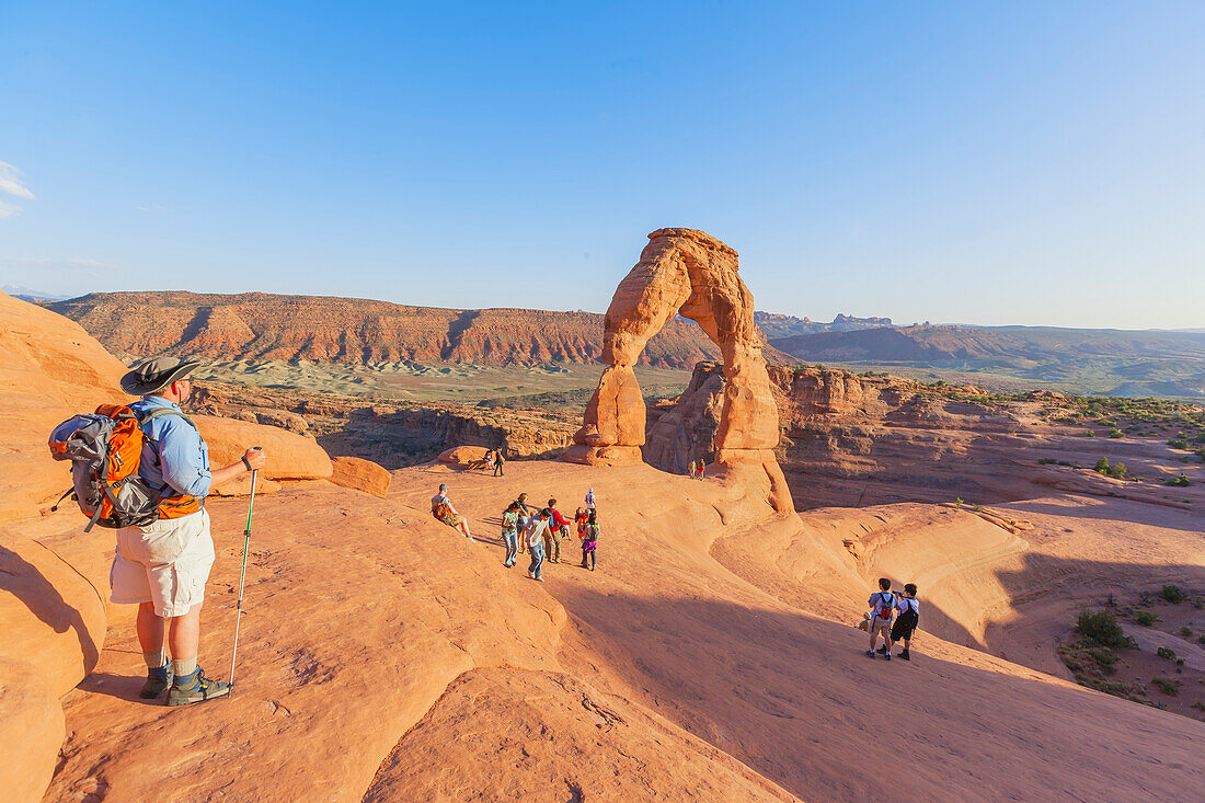 Delicate Arch, Arches-Nationalpark, Moab, Utah, Vereinigte Staaten von Amerika