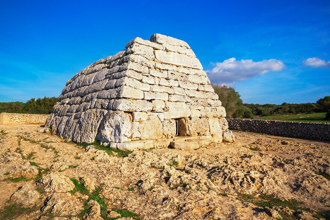 Naveta d'Es​ Tudons, Minorca, Balearic Islands, Spain