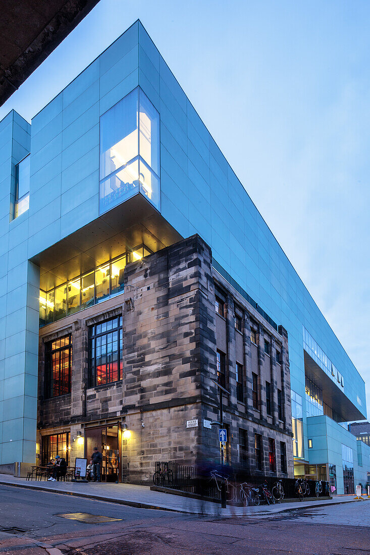 Seona Reid Building, Erweiterung der Glasgow School of  Art, Glasgow, Schottland UK