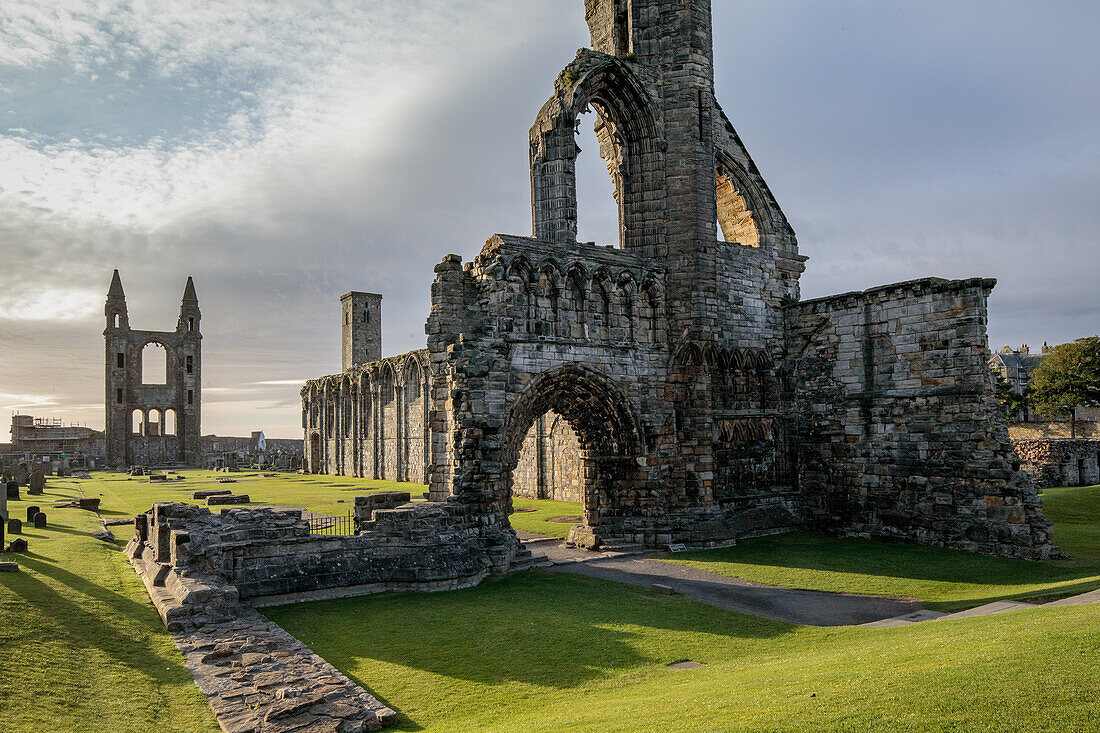 St. Andrews Cathedral Ruine, Klosterruine, Fife, Schottland, UK