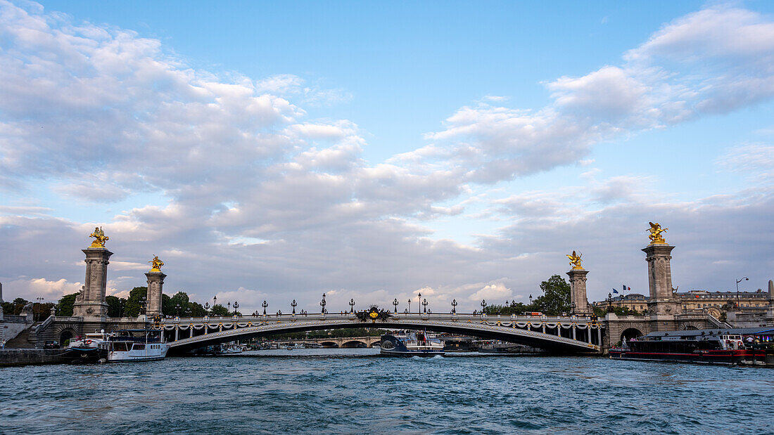 Pont Alexandre III, Brücke über die Seine, Paris, Frankreich
