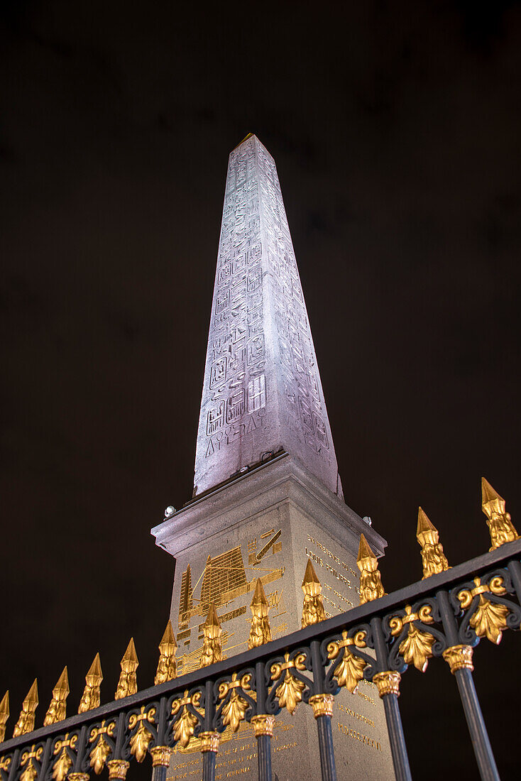 Obelisk von Luxor auf dem Place de la Concorde, Paris, Frankreich
