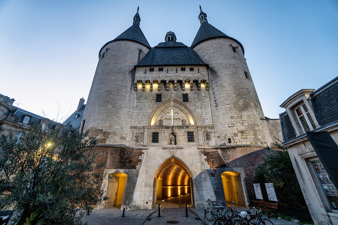 Porte de la Craffe, Gothic city gate, Nancy, France