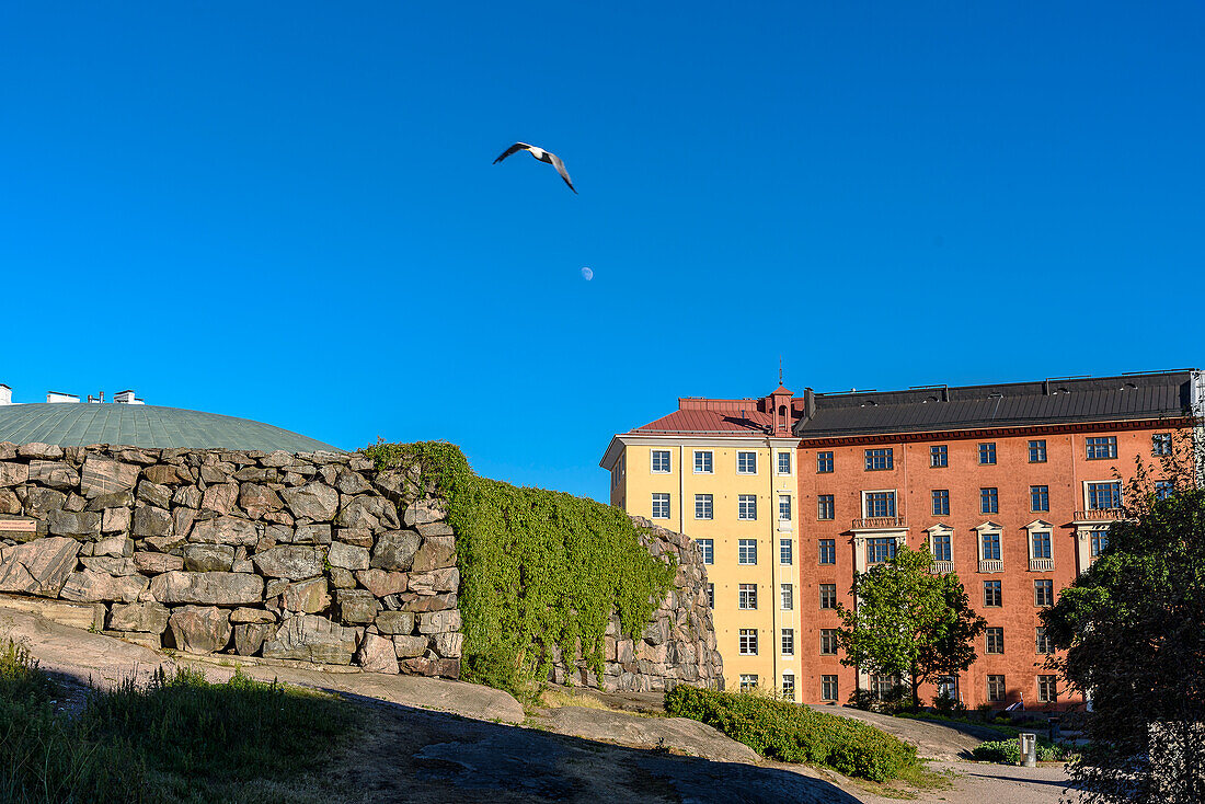 Felsenkirche von Außen, Helsinki, Finnland