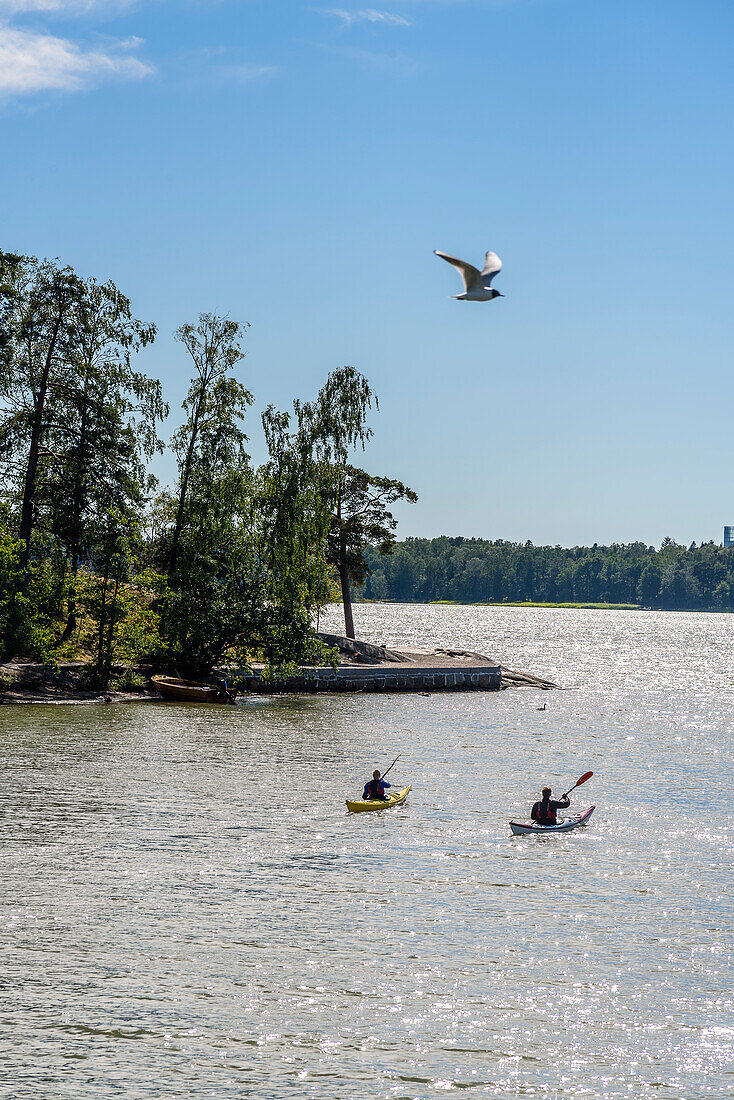 Insel Seurasaari Naherholungsgebiet und Freilichtmuseum in Helsinki, Finnland