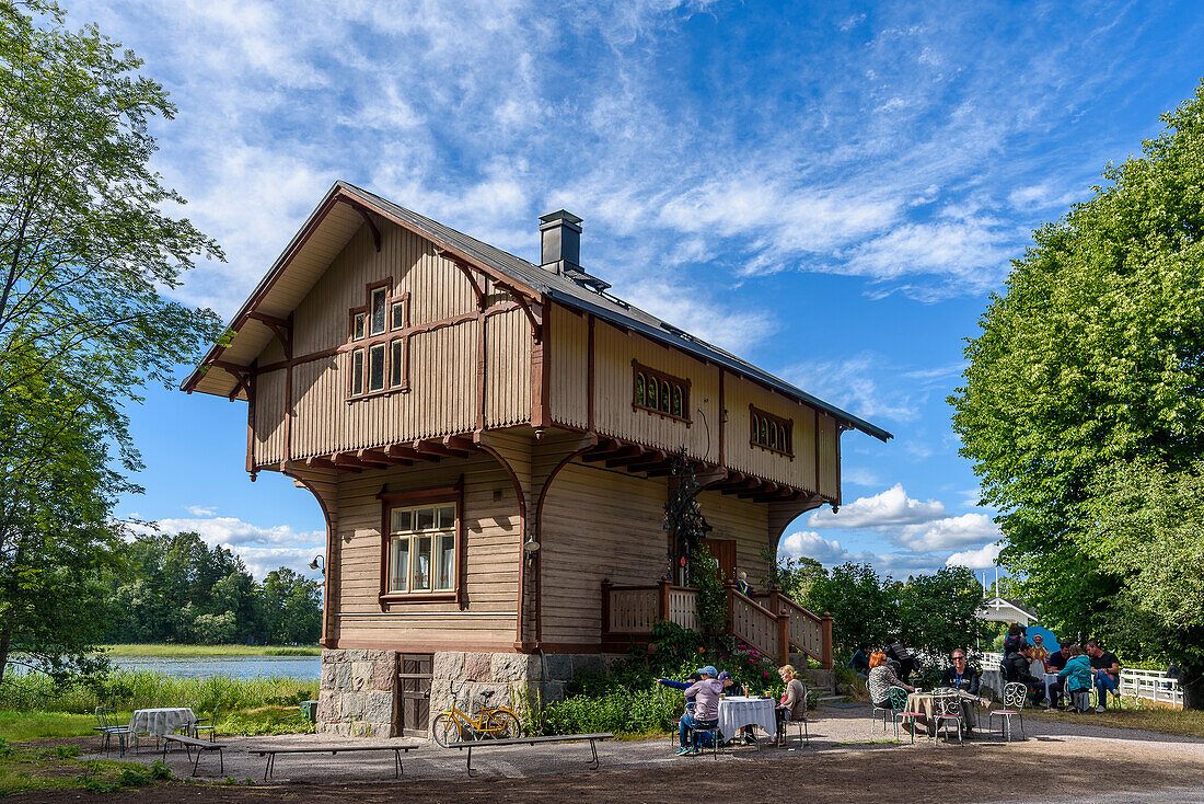 Insel Seurasaari Naherholungsgebiet und Freilichtmuseumsin Helsinki, Finnland