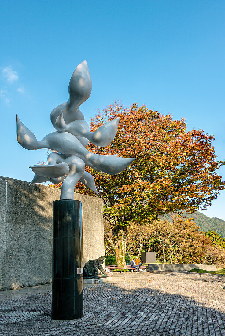 L Homme Vegetal sculpture by Taro Okamoto in the Hakone Open Air Museum, Japan