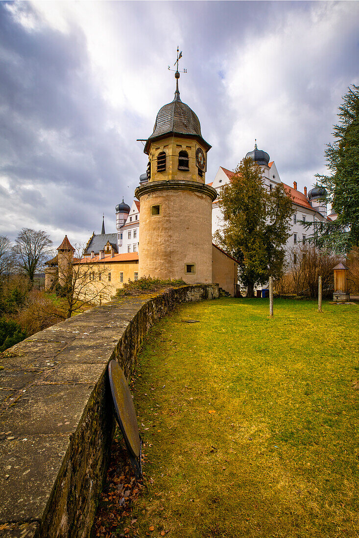 Schlossanlage Schwarzenberg, Scheinfeld, Neustadt an der Aisch, Mittelfranken, Franken, Bayern, Deutschland, Europa