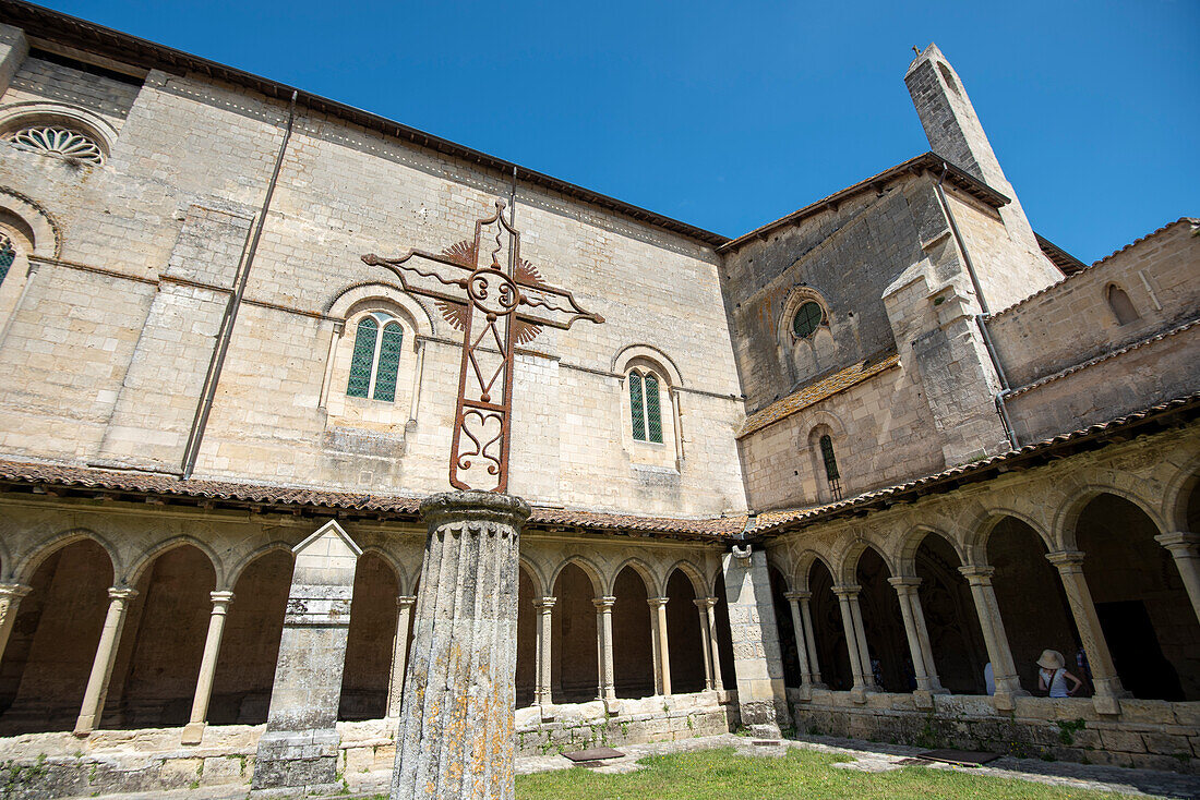 Stiftskirche, Cordeliers Cloister, gehört zum Unesco-Weltkulturerbe, Saint Emilion, Gironde, Nouvelle-Aquitaine, Frankreich