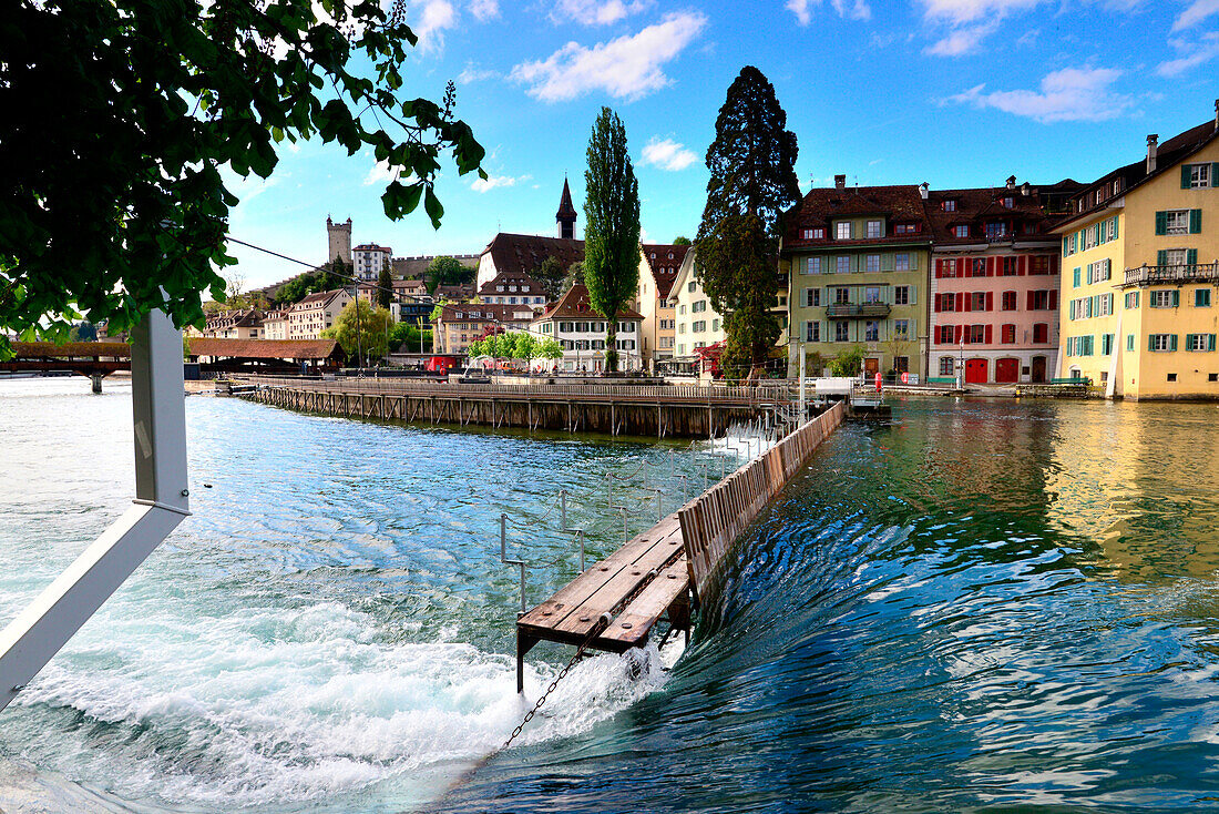 An der Spreuerbrücke, Luzern, Schweiz