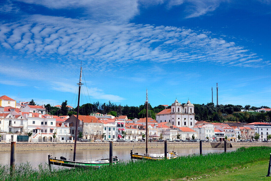 Alcácer do Sal am Rio Sado, Costa Dourada, Alentejo, Portugal