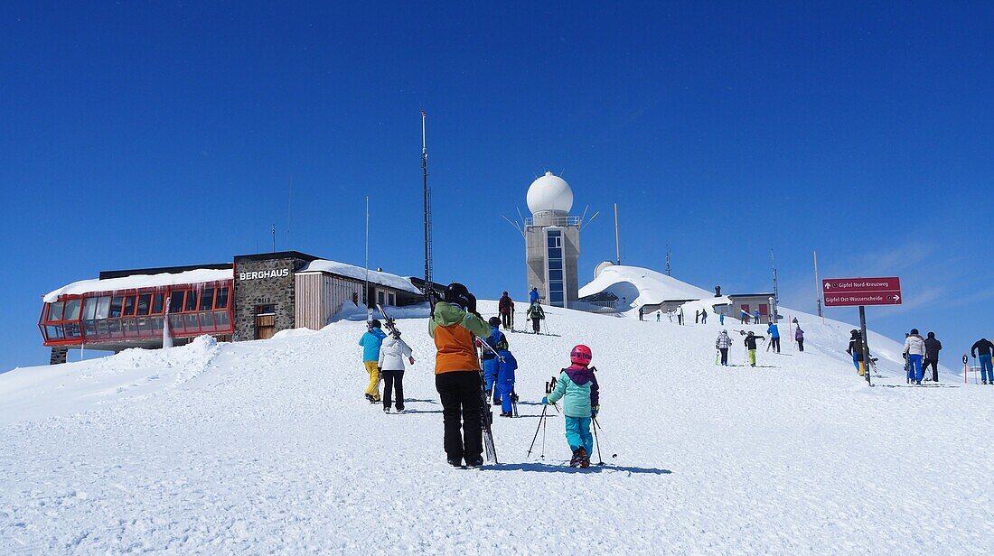 Parsenn-Skigebiet, Winter in Davos, Graubünden, Schweiz