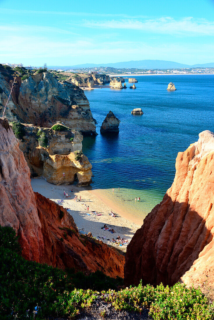 Felsenlandschaft bei Lagos, Algarve, Südportugal