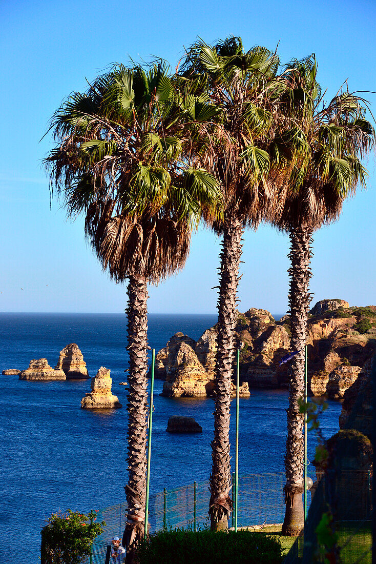 Felsenlandschaft bei Lagos, Algarve, Südportugal