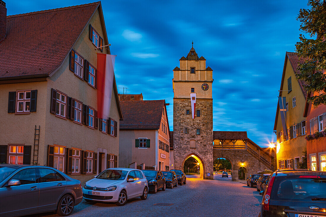 Noerdlinger Tor in Dinkelsbuehl, Bavaria, Germany