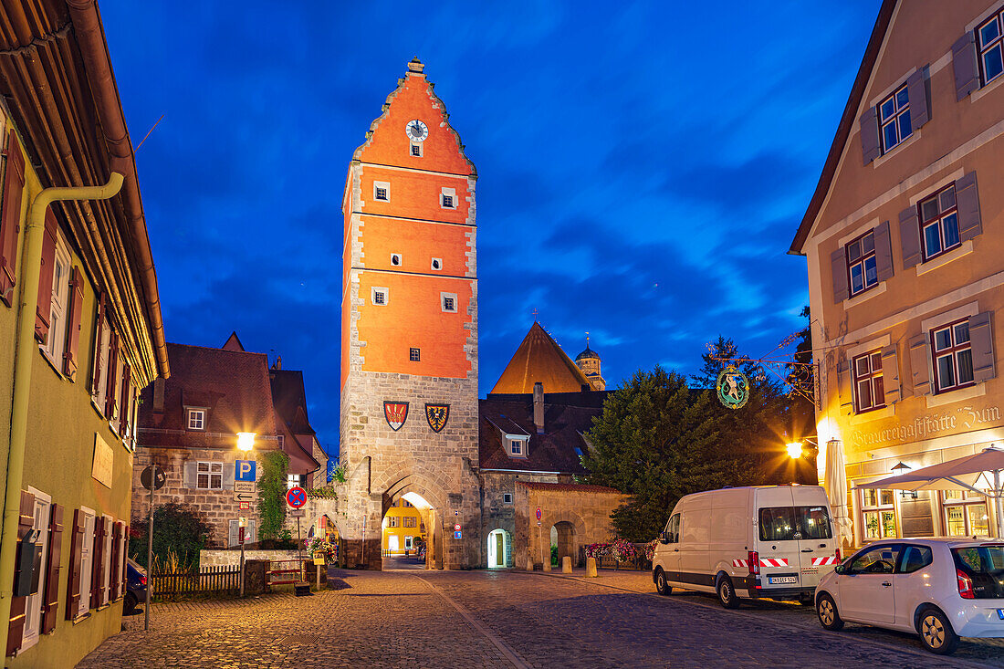 Wörnitztor in Dinkelsbuehl, Bavaria, Germany