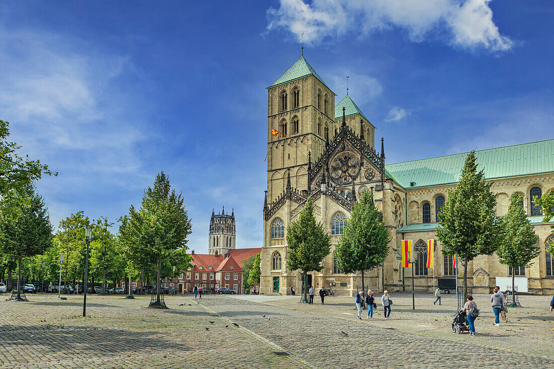 St. Paulus Cathedral in Munster, North Rhine-Westphalia, Germany