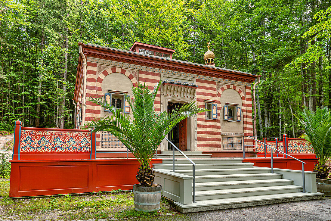 Marokkanisches Haus im Park von Schloss Linderhof, Ettal, Bayern, Deutschland
