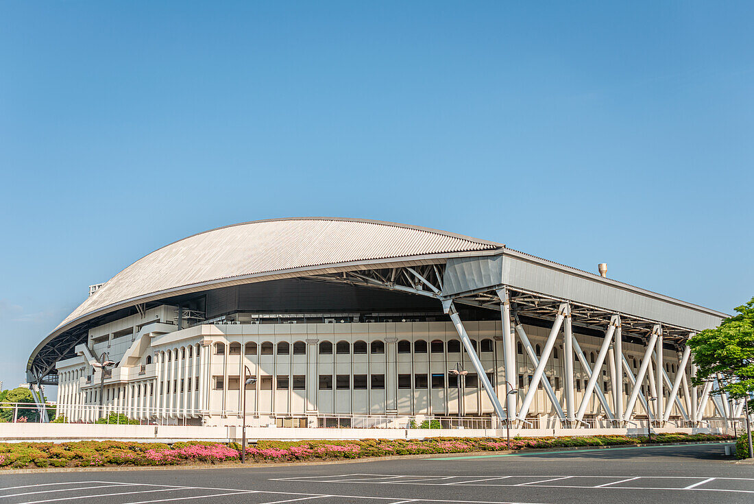 Ariake Colosseum Sports Center in the Ariake District in Tokyo Bay, Tokyo, Japan
