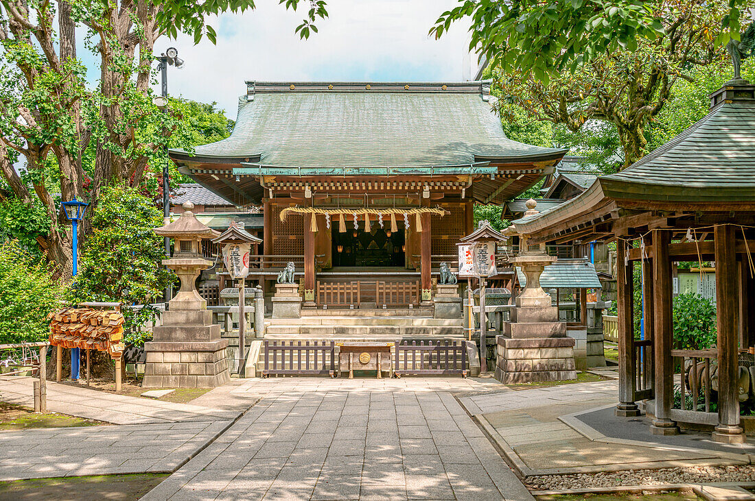 Hanzono Inari Shrine im Ueno Park, Tokio, Japan