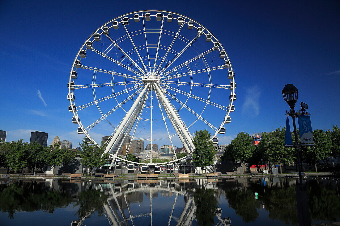 Ferris wheel in Old Montreal, Quebec Province, Canada