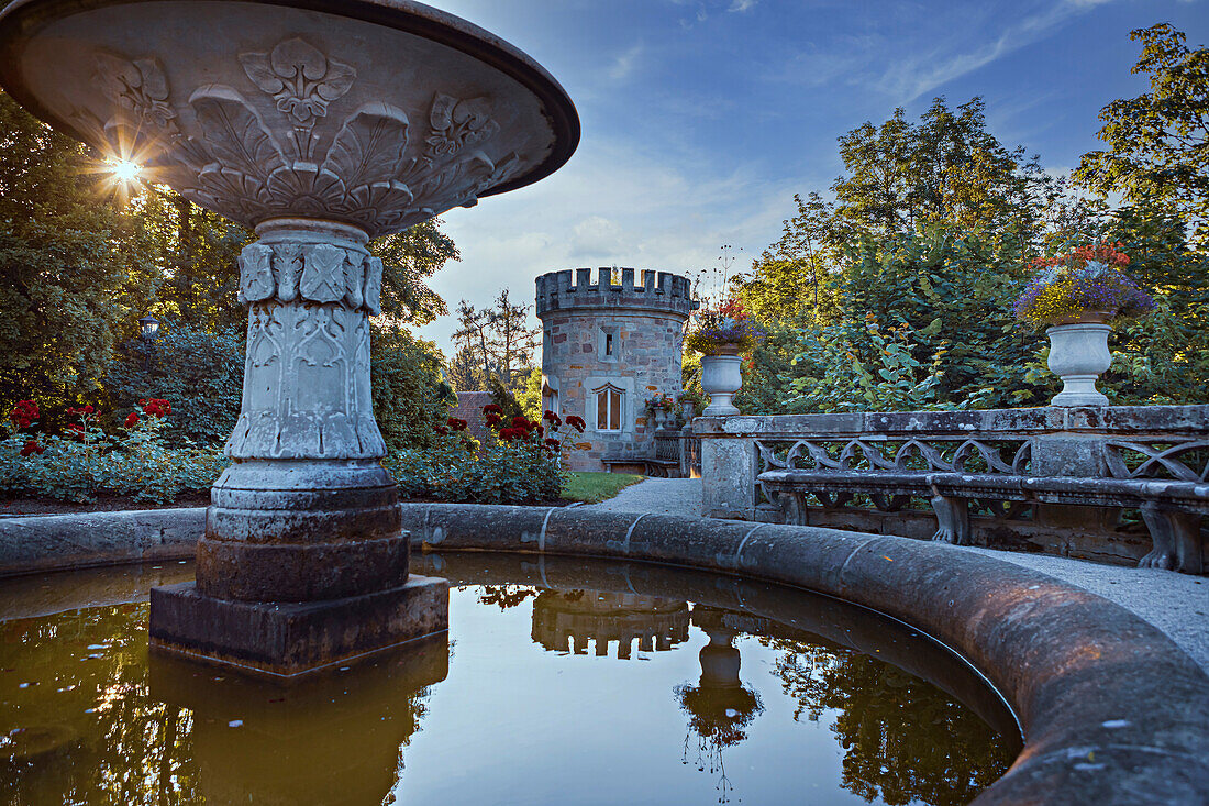 Rosenau Castle in Roedental, Upper Franconia, Bavaria, Germany