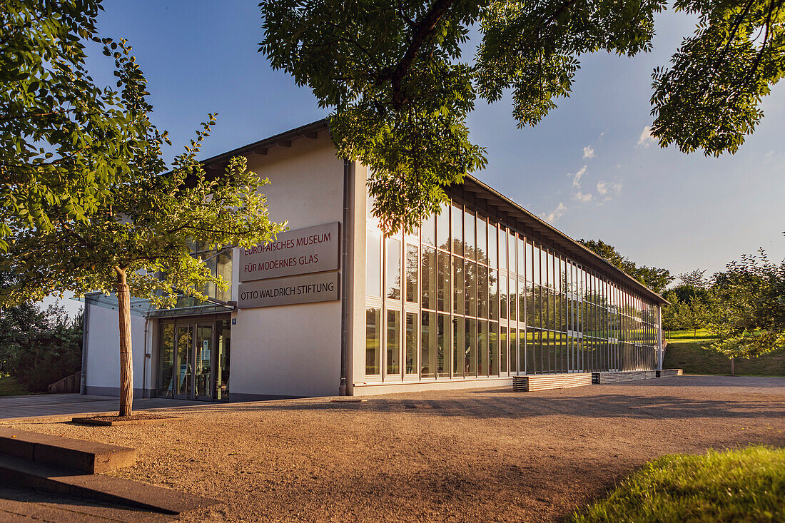 Europäisches Museum für Modernes Glas in Rosebau bei Rödental, Oberfranken, Bayern, Deutschland