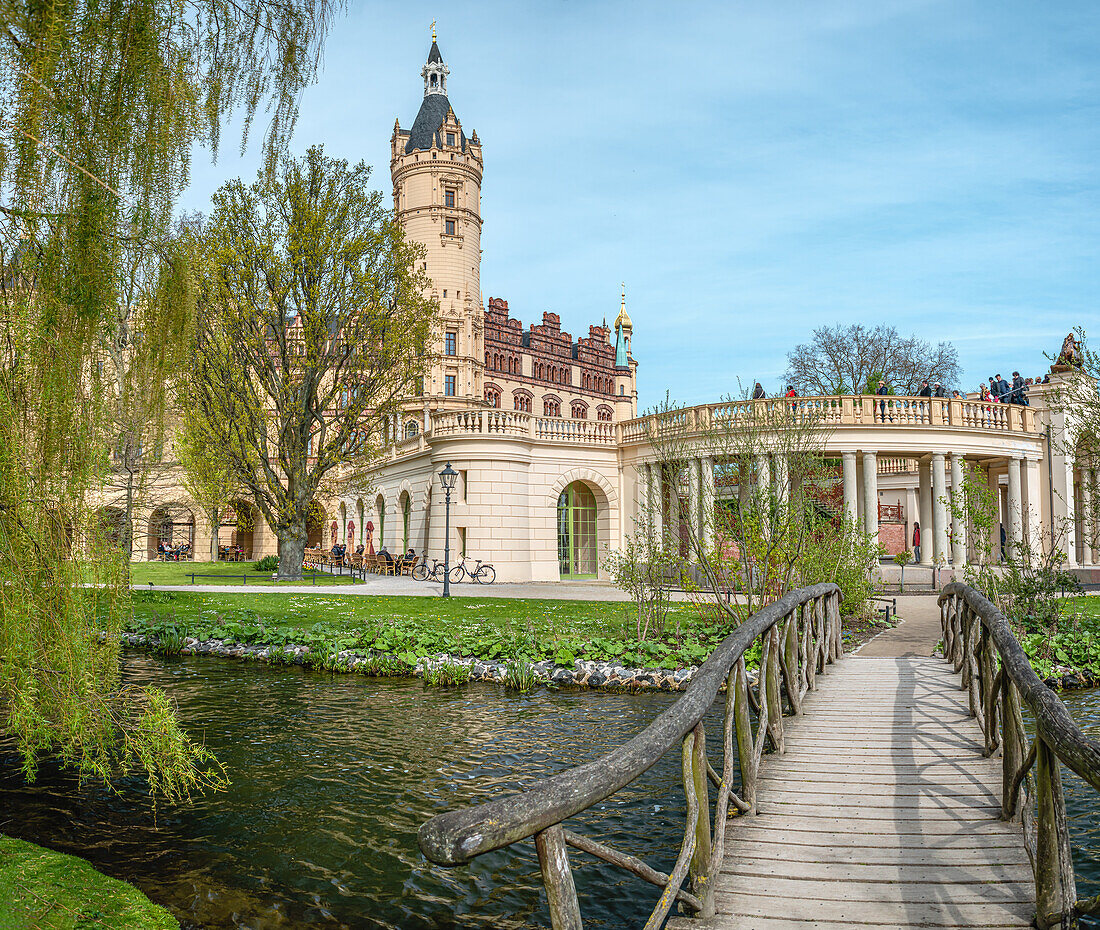 Schweriner Schloss, Schwerin, Mecklenburg Vorpommern, Deutschland