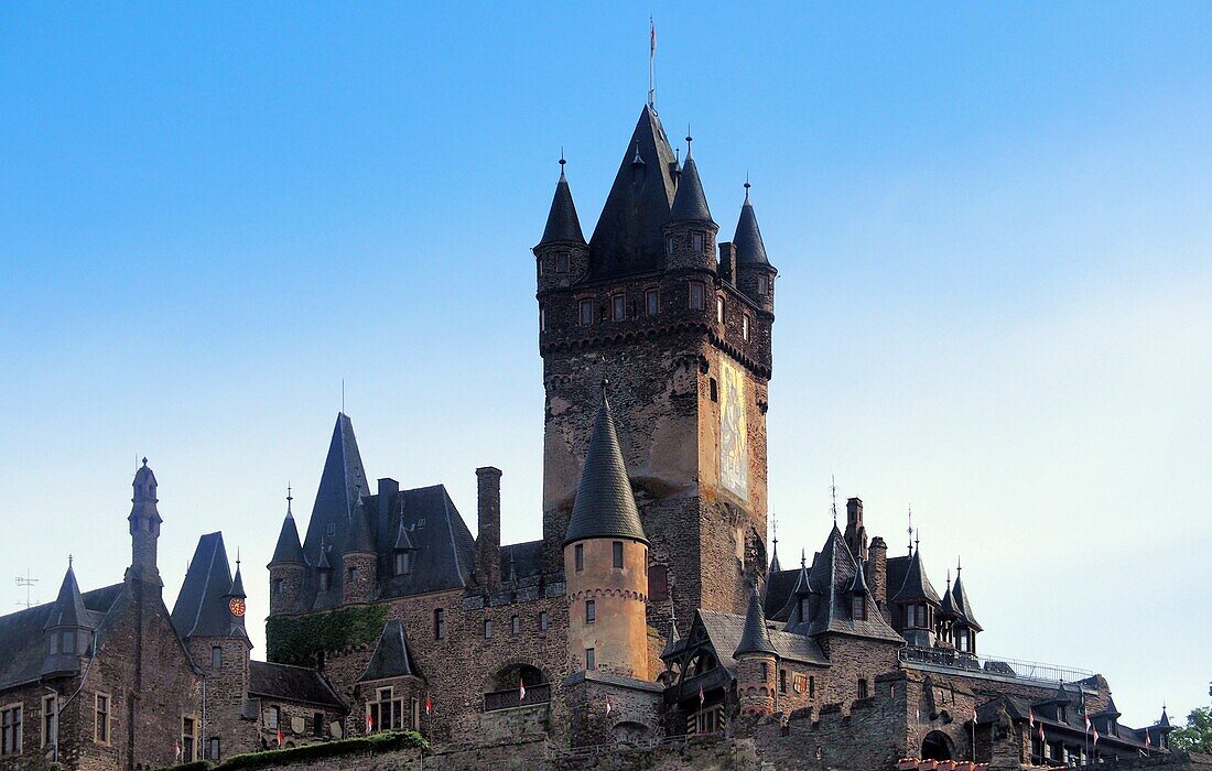 Reichsburg of Cochem on the Moselle, Rhineland-Palatinate, Germany