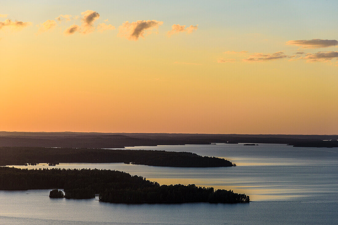 Ausblick von Turm Näsinneula, Tampere, Finnland