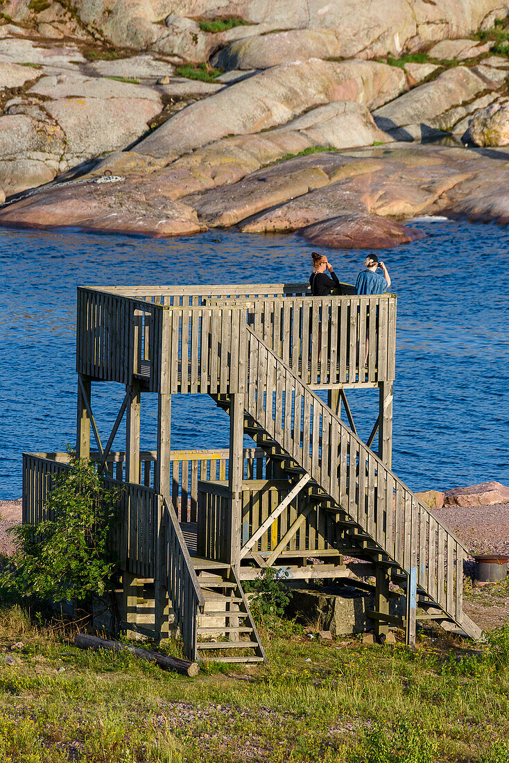 Aussichtturm am Hafen von Hanko, Hanko, Finnland