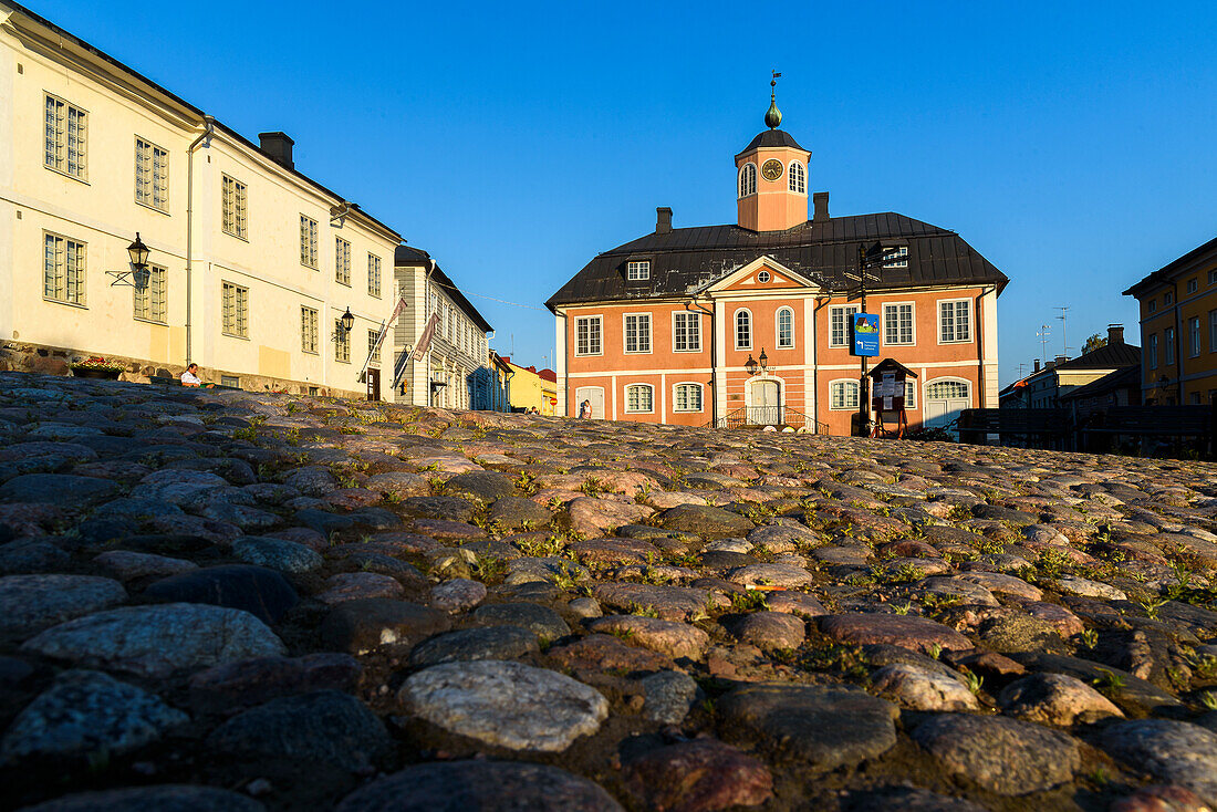 Old town hall in the center of the old town, Porvoo, Finland